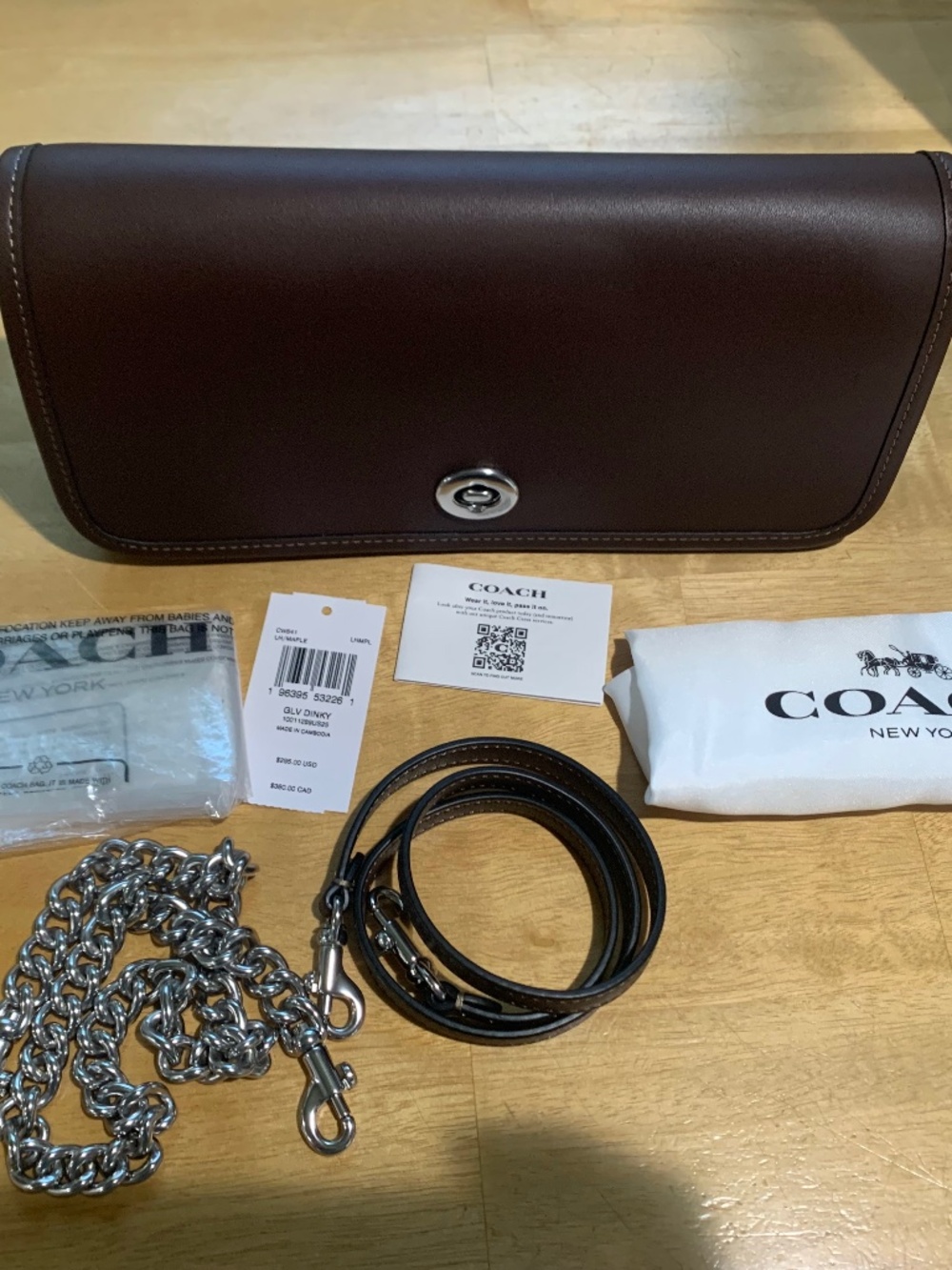 Coach Dinky in Maple